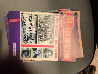 Lote 29 revistas fútbol Club Barcelona 1970-1982