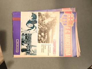 Lote 29 revistas fútbol Club Barcelona 1970-1982