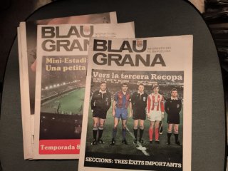 Lote 29 revistas fútbol Club Barcelona 1970-1982