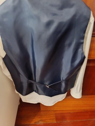 Traje azul marino comunión con camisa