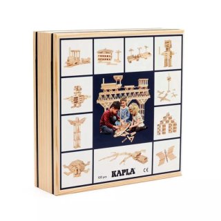 Juego Construcción Madera KAPLA 100 Piezas