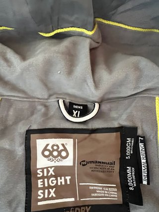 Giubbotto Snowboard/Sci 686 Six Eight Six