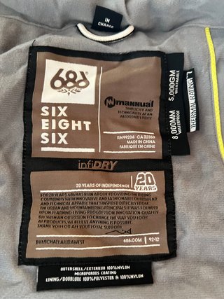 Giubbotto Snowboard/Sci 686 Six Eight Six