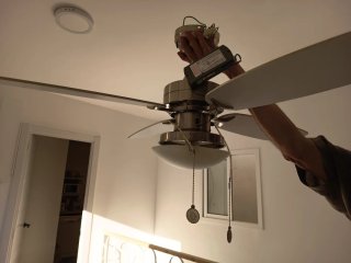 Ventilador Faro de techo con luz