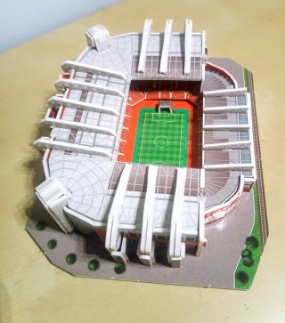 Modellino Puzzle 3D Stadio Old Trafford Manchester