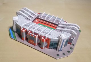 Modellino Puzzle 3D Stadio Old Trafford Manchester