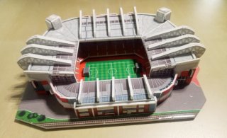 Modellino Puzzle 3D Stadio Old Trafford Manchester