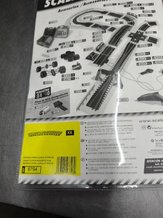 Scalextric R1 Curva Interior Borde Pianos