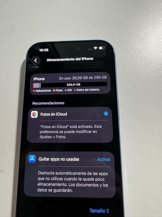 iPhone17 256GB Batería 100% 0 ciclos Garantia 2028
