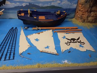 Barco Pirata Playmobil 5810 + Balsa