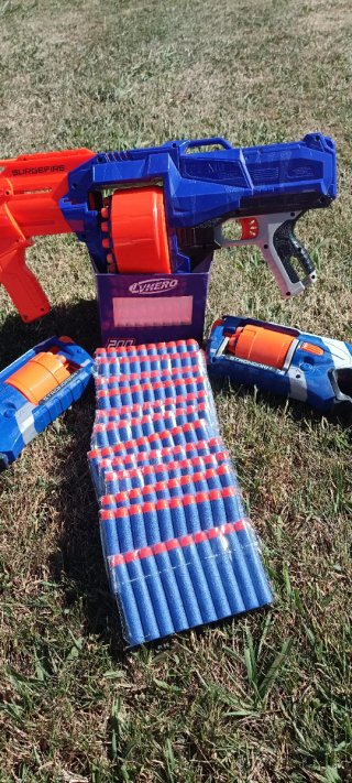 Pack Pistolas Nerf + 100 Balas
