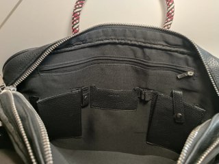 Maletín efecto piel Parfois negro multicolor