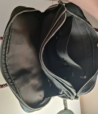 Maletín efecto piel Parfois negro multicolor