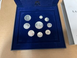 Estuche 9 Pesetas Plata 925 80.60g