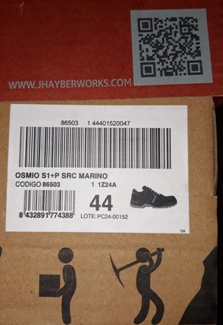 BOTAS DE SEGURIDAD T/44