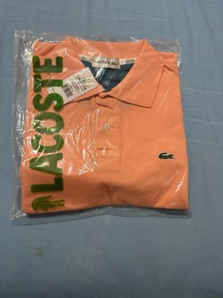 Polo Lacoste Naranja Talla XL