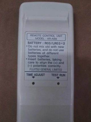 Mando Fujitsu Aire Acondicionado
