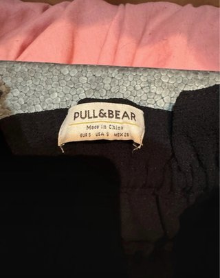 Shorts Pull&Bear Talla S Negros