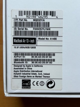 MacBook Air 13” 2017 Plata