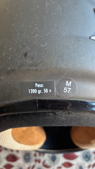 Casco de moto unisex TALLA 57