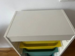 Mueble organizador de juguetes blanco IKea