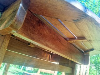 Conjunto jardin madera teca mesa y 6 sillas