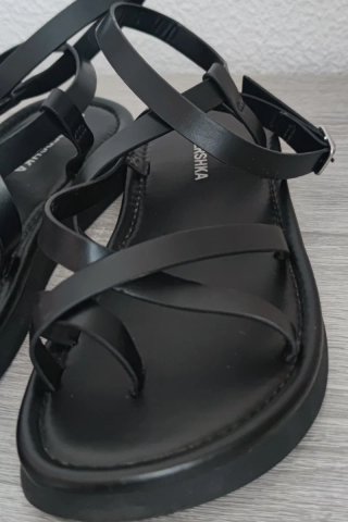Sandalias Bershka Negras Talla 38