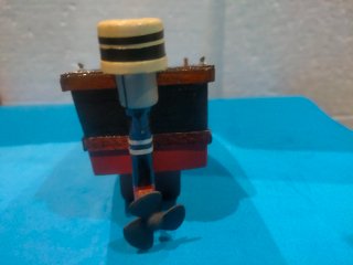 Maqueta Barco Fuera Borda Madera