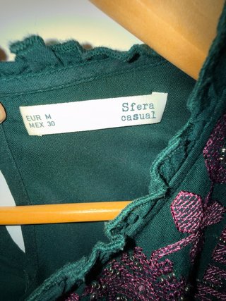 Vestido Sfera bordado talla M
