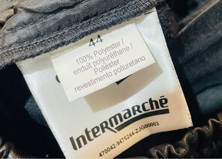 Pantalón efecto cuero negro mujer – Talla 44