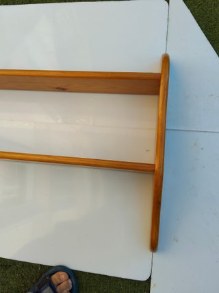 Estantería madera 2 baldas