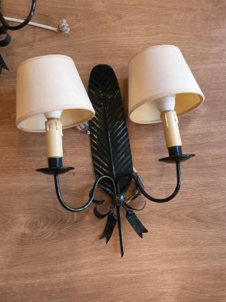 Apliques vintage plumas