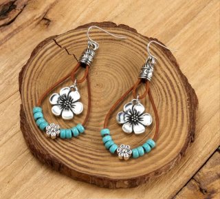 Pendientes flor de ciruelo
