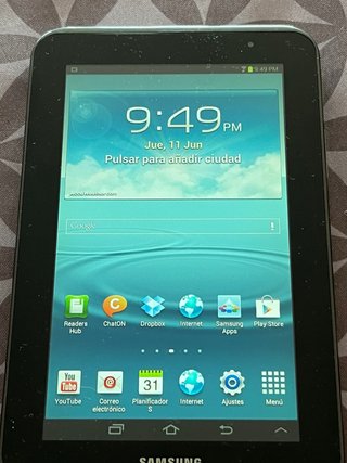 Tablet Samsung Galaxy Tab 2 7.0 Negra