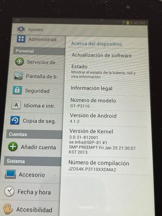 Tablet Samsung Galaxy Tab 2 7.0 Negra