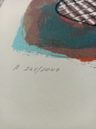40 Litografías númer. Tapies, Chillida, Barceló...