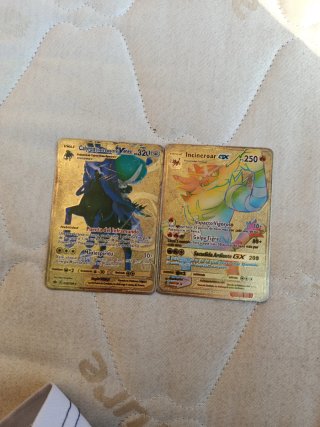 Cartas Pokémon Metálicas VMAX y GX