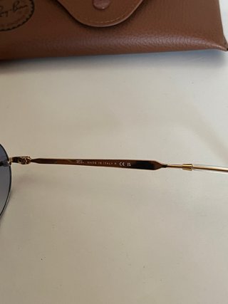 Ray-Ban RB3767 Occhiali da Sole Oro e Blu