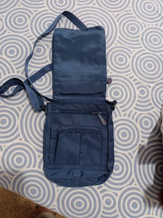 Bolso de piel marrón con pelo y regalo bandolera