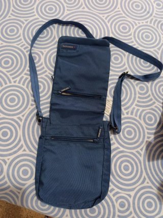 Bolso de piel marrón con pelo y regalo bandolera