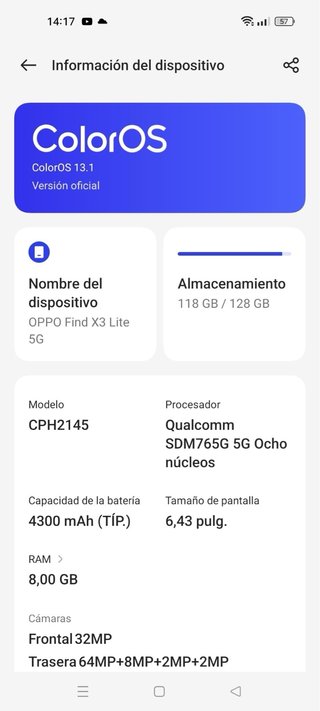 Oppo Find X3 Lite 5G