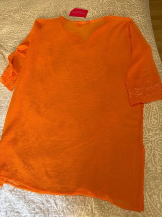 Vestido playa Hugo Samuel naranja XL