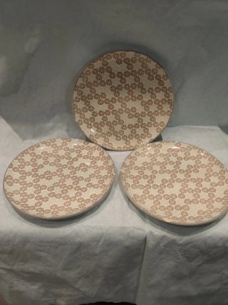 Lote Vajilla Maisons,9 platos cuadrados,store,
