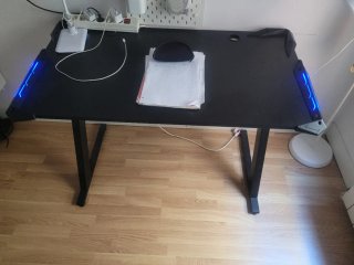 Escritorio Gamer con Luces LED Azules