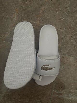 Chanclas Lacoste Blancas Talla 42