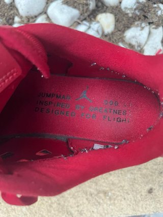 Zapatillas Jordan Rojas Talla 42