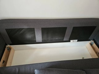 Sofá cama 3 plazas gris
