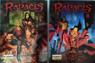 Tomos 1 y 2 del Comic "Rapaces"
