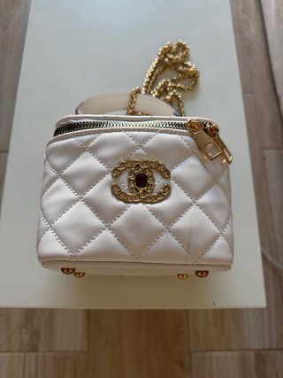 Bolso de mano blanco Chanel