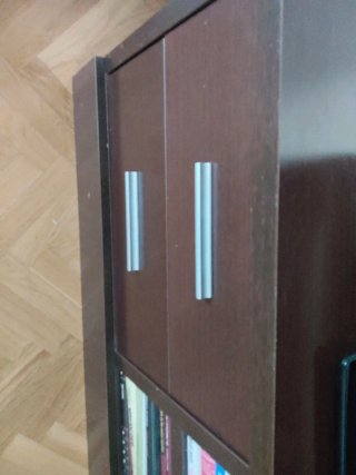 Mueble TV madera y metal